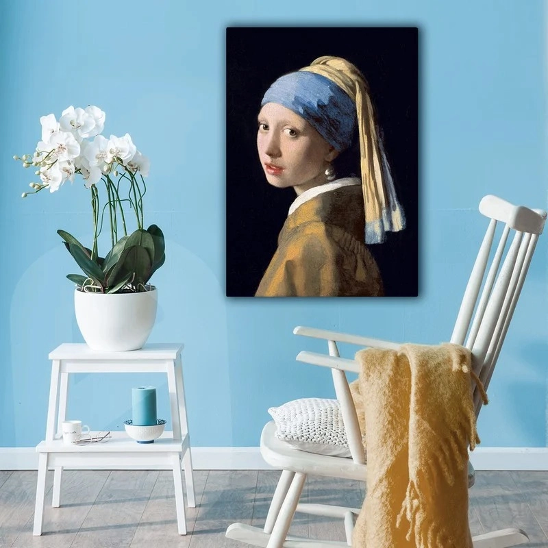 Πινακας σε καμβά VERMEER - GIRL WITH A PEARL EARRING