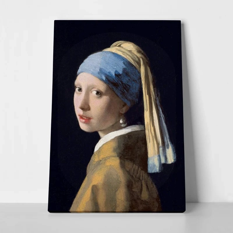 Πινακας σε καμβά VERMEER - GIRL WITH A PEARL EARRING