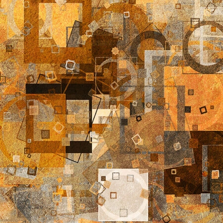 Πινακας σε καμβά GRUNGE ABSTRACT SHAPES 3 - Αφηρημενα και Abstract Sticky 4