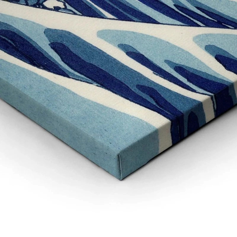 OUTLET Πινακας σε καμβά HOKUSAI - GREAT WAVE 80cm x 50cm