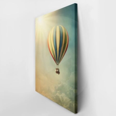 Πινακας σε καμβά HOT AIR BALLOON IN THE SKY - Αεροπλανα - Εναερια Sticky 2