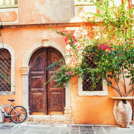 Πινακας σε καμβά HOUSE IN CHANIA - Πολεις και Αρχιτεκτονικη Sticky 5