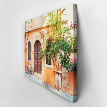 Πινακας σε καμβά HOUSE IN CHANIA - Πολεις και Αρχιτεκτονικη Sticky 3