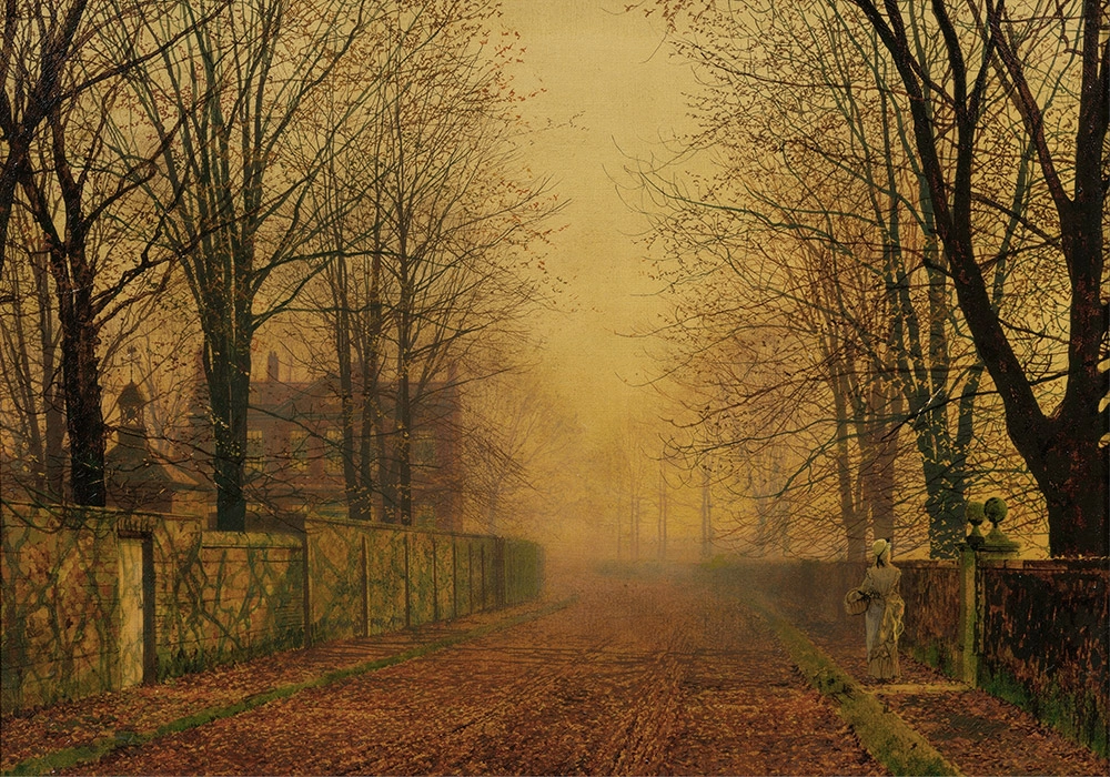 Πινακας σε καμβά JOHN ATKINSON EVENING GLOW