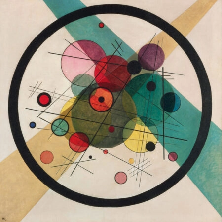Πίνακας σε καμβά KANDINSKY - CIRCLES IN A CIRCLE - Wassily Kandinsky Sticky 6