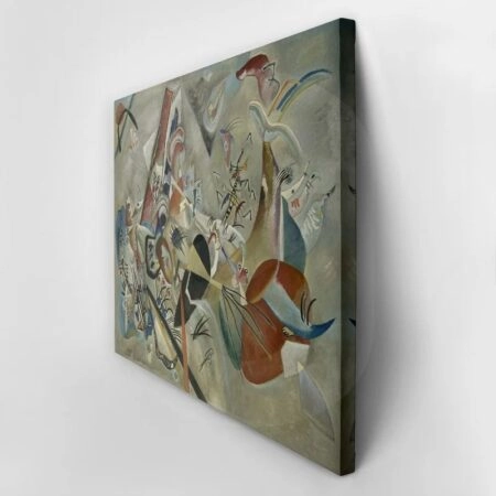 Πίνακας σε καμβά KANDINSKY - IN GREY - Wassily Kandinsky Sticky 3
