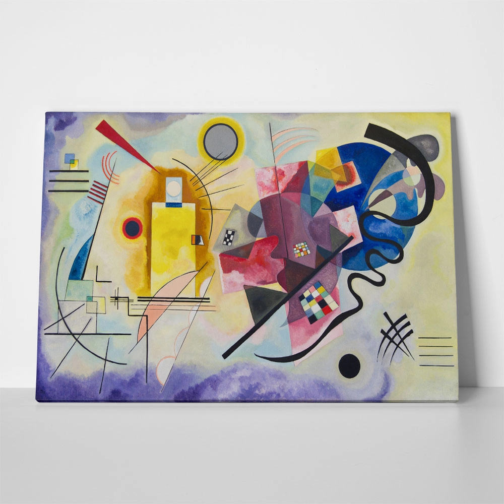 Πινακας σε καμβά KANDINSKY - JAUNE ROUGE BLEU