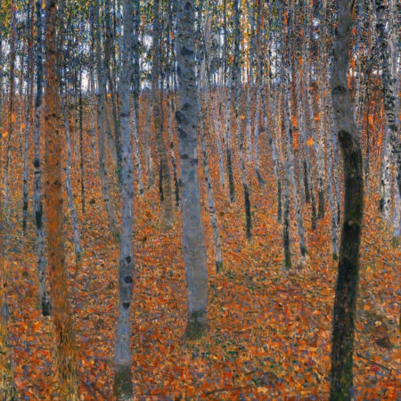 Πίνακας σε καμβά KLIMT - BEECH FOREST - Gustav Klimt Sticky 6