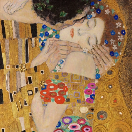 Πινακας σε καμβά KLIMT - KISS (DETAIL) - Gustav Klimt Sticky 5