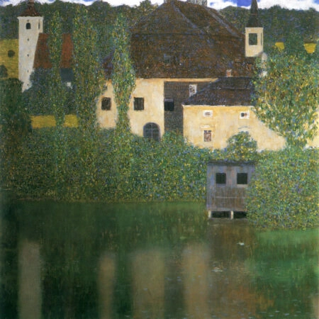 Πινακας σε καμβα KLIMT - SCHLOSS KAMMER AT LAKE ATTER - Gustav Klimt Sticky 4