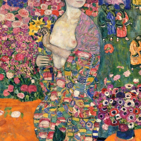Πινακας σε καμβά KLIMT - THE DANCER - Gustav Klimt Sticky 5
