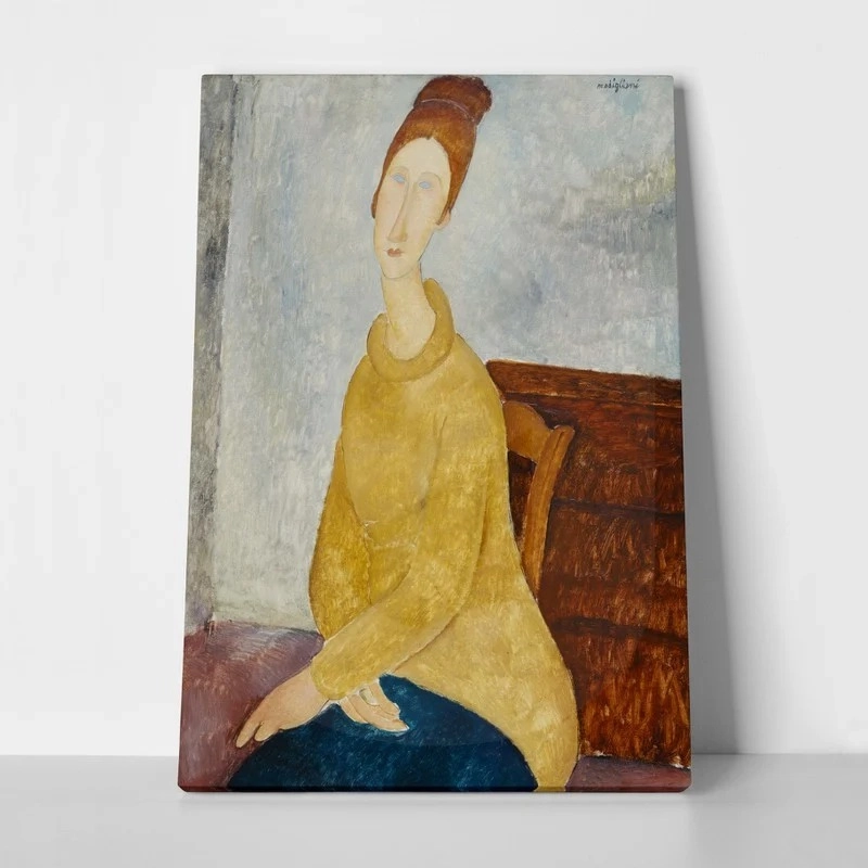 Πινακας σε καμβά MODIGLIANI JAUNE - LE SWEATER