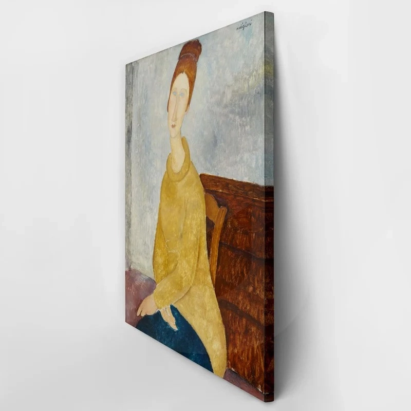 Πινακας σε καμβά MODIGLIANI JAUNE - LE SWEATER