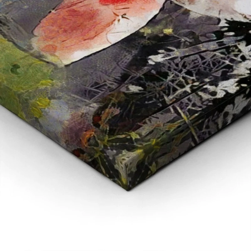 Πινακας σε καμβά LILIES MODERN ABSTRACT ART STYLE CUBISM