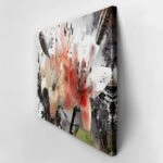Πινακας σε καμβά LILIES MODERN ABSTRACT ART STYLE CUBISM
