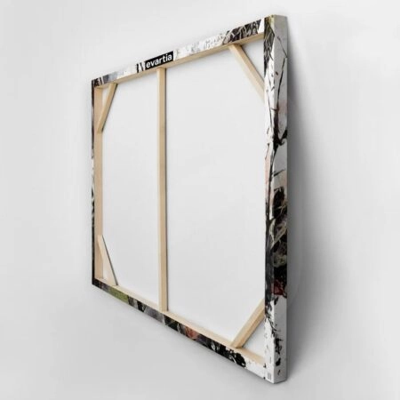 Πινακας σε καμβά LILIES MODERN ABSTRACT ART STYLE CUBISM - Κρινα Sticky 4