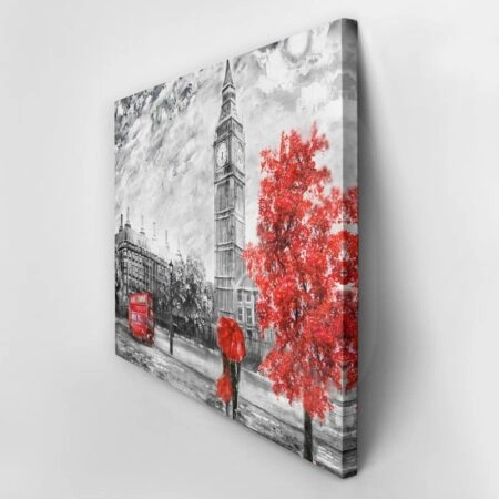 Πινακας σε καμβά LONDON PAINTING 1 - Λονδινο Sticky 2