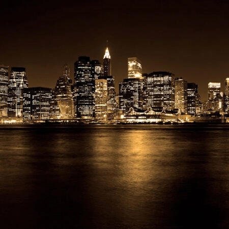 Πινακας σε καμβά MANHATTAN NIGHT - Νεα Υορκη Sticky 5