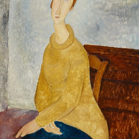 Πινακας σε καμβά MODIGLIANI JAUNE - LE SWEATER - Modigliani Amedeo Sticky 4
