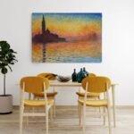 Πινακας σε καμβά MONET - SUNSET