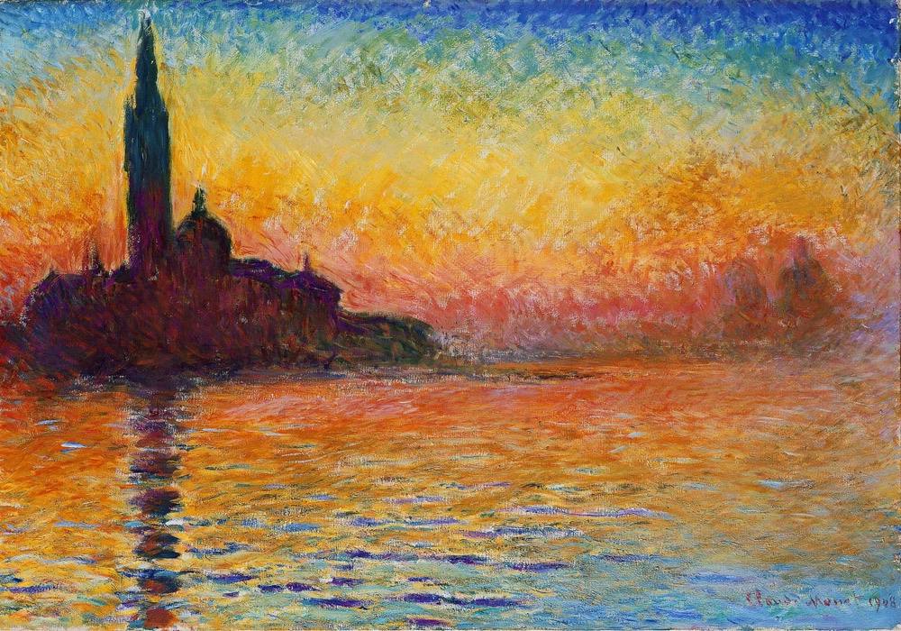 Πινακας σε καμβά MONET - SUNSET
