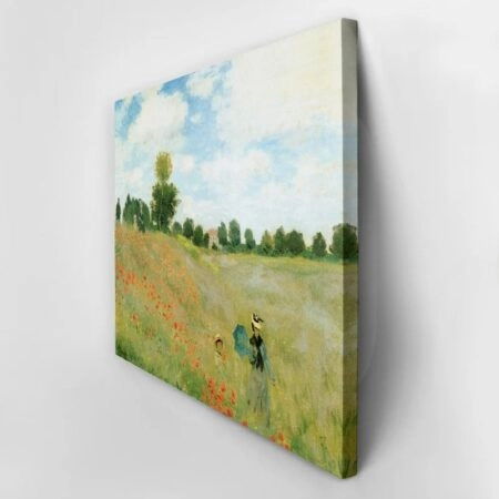 Πινακας σε καμβά MONET - POPPIES AT ARGENTEUIL - Monet Claude Sticky 3