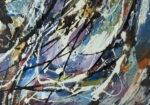 Πινακας σε καμβά OIL ABSTRACT