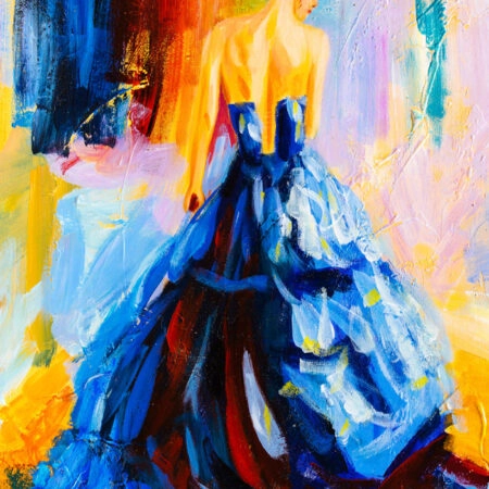 Πινακας σε καμβά OIL PAINTING SPANISH DANCER - Μοδα και Διασκεδαση Sticky 3