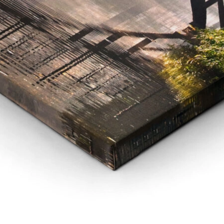 Πινακας σε καμβά OLD BRIDGE - Λιμνες - Ποταμια Sticky 2