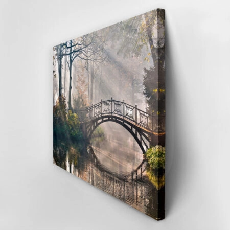 Πινακας σε καμβά OLD BRIDGE - Λιμνες - Ποταμια Sticky 3