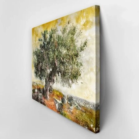 OUTLET Πινακας σε καμβά OLIVE TREE PAINTING 100cm x 65cm - OUTLET Sticky 3