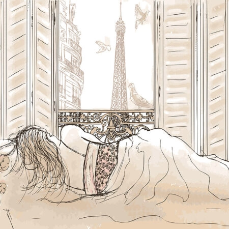 Πινακας σε καμβά PARIS MORNING - Παρισι Sticky 5
