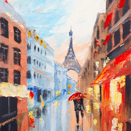 Πινακας σε καμβά PARIS WALK - Παρισι Sticky 5