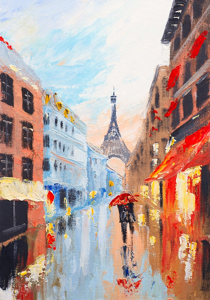 Πινακας σε καμβά PARIS WALK