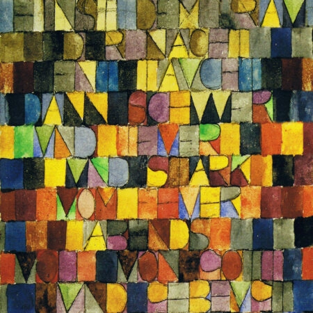 OUTLET Πίνακας σε καμβά PAUL KLEE - ONCE EMERGED FROM THE GREY OF NIGHT 120cm x 120cm - OUTLET Sticky 5