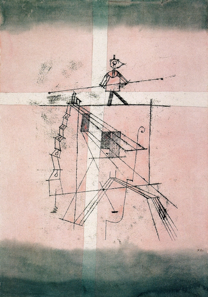 Πινακας σε καμβά PAUL KLEE - THE TIGHTROPE WALKER