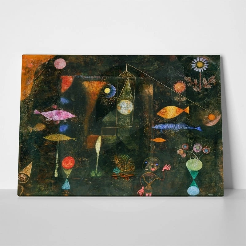 Πινακας σε καμβά PAUL KLEE - FISH MAGIC