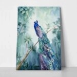 Πινακας σε καμβά PEACOCK PAINTING 2