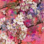 Πίνακας Τετράγωνος PINK BLOSSOMING APPLE