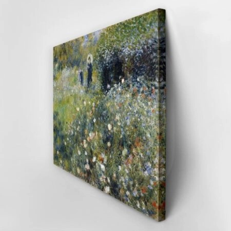 Πινακας σε καμβά RENOIR - FEMME AVEC PARASOL DANS UN JARDIN - Pierre Auguste Renoir Sticky 3