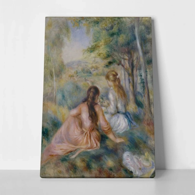 Πινακας σε καμβά RENOIR - IN THE MEADOW