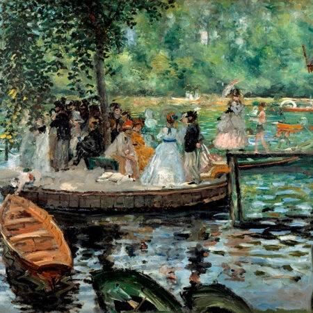Πινακας σε καμβά RENOIR - LA GRENOUILLERE - Pierre Auguste Renoir Sticky 5