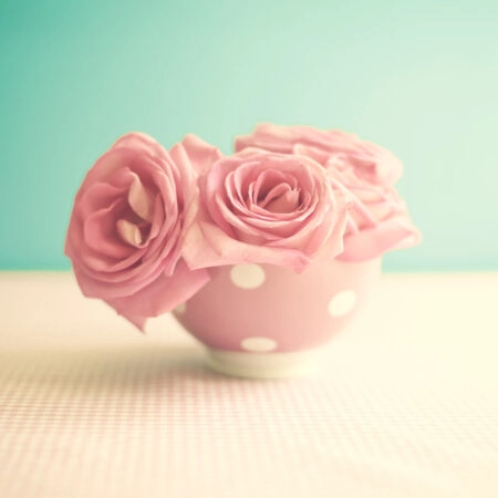 Πίνακας RETRO PINK ROSES - Τριανταφυλλα Sticky 4