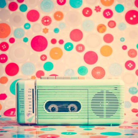 Πίνακας RETRO TRANSISTOR - Vintage Sticky 4
