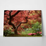 Πινακας σε καμβά SAKURA LAKE