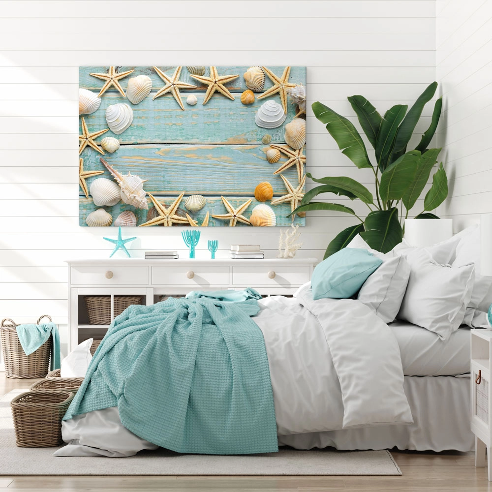Πινακας σε καμβά SEA SHELLS FRAME