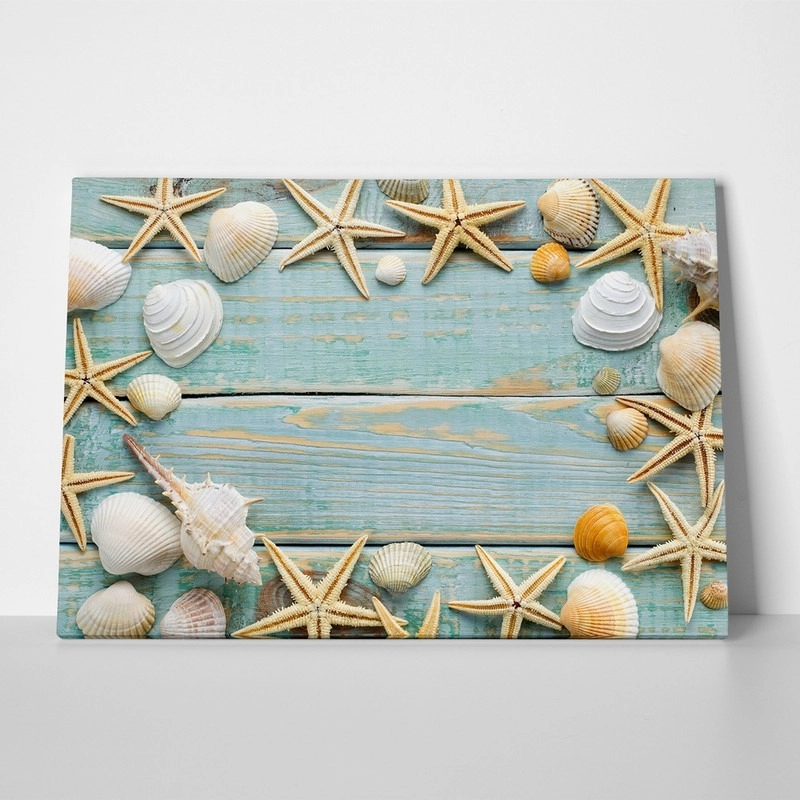 Πινακας σε καμβά SEA SHELLS FRAME