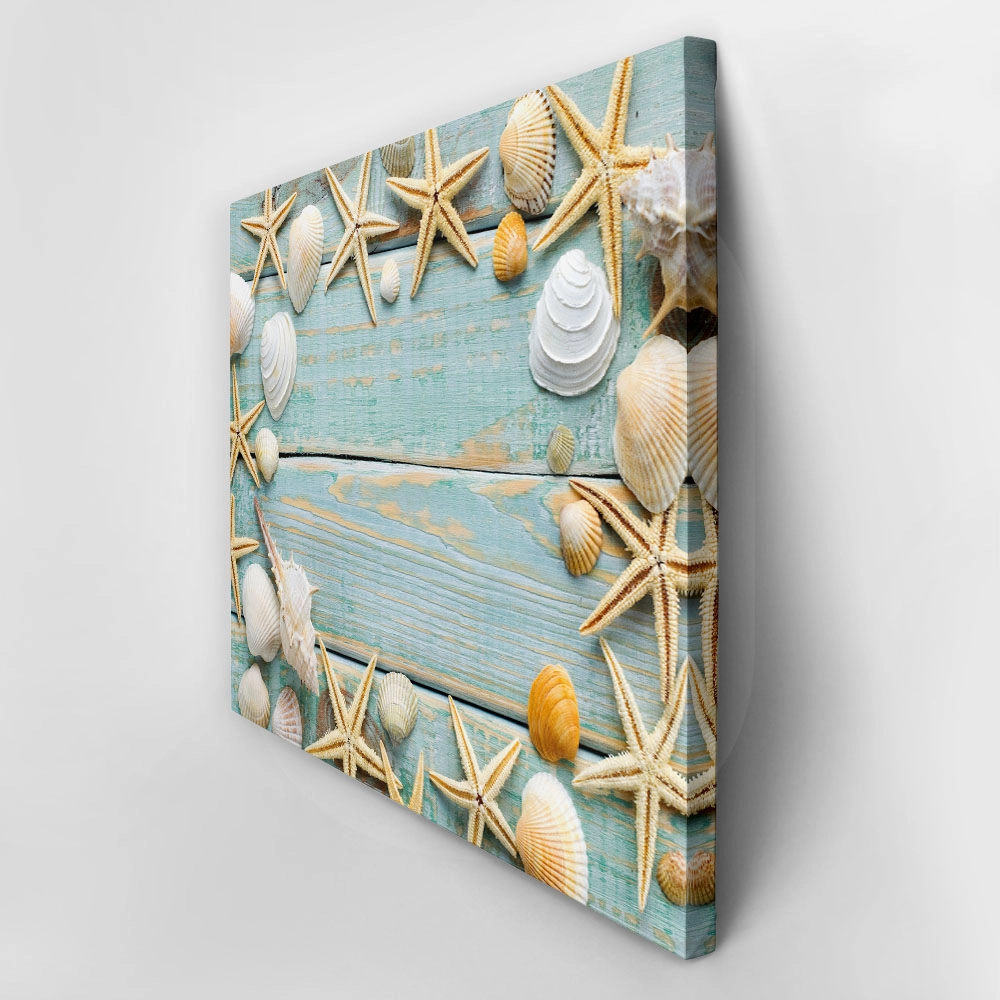 Πινακας σε καμβά SEA SHELLS FRAME