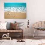 Πινακας σε καμβά STARFISHES SAND