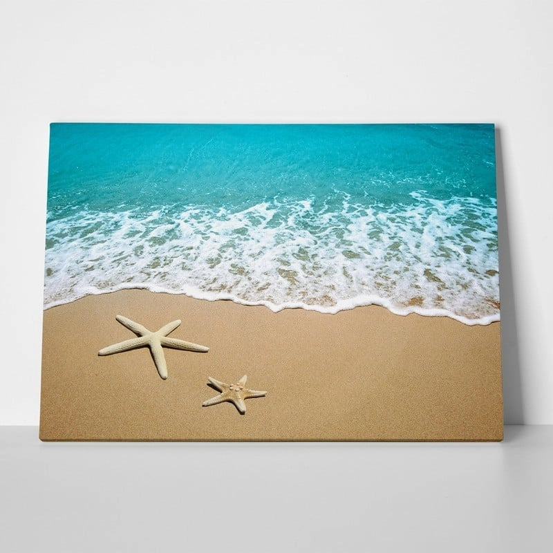 Πινακας σε καμβά STARFISHES SAND